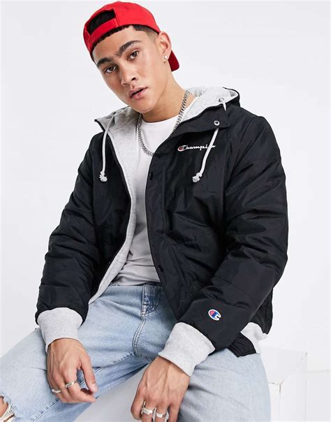 champion puffer|Mens Champion Puffer Jacket